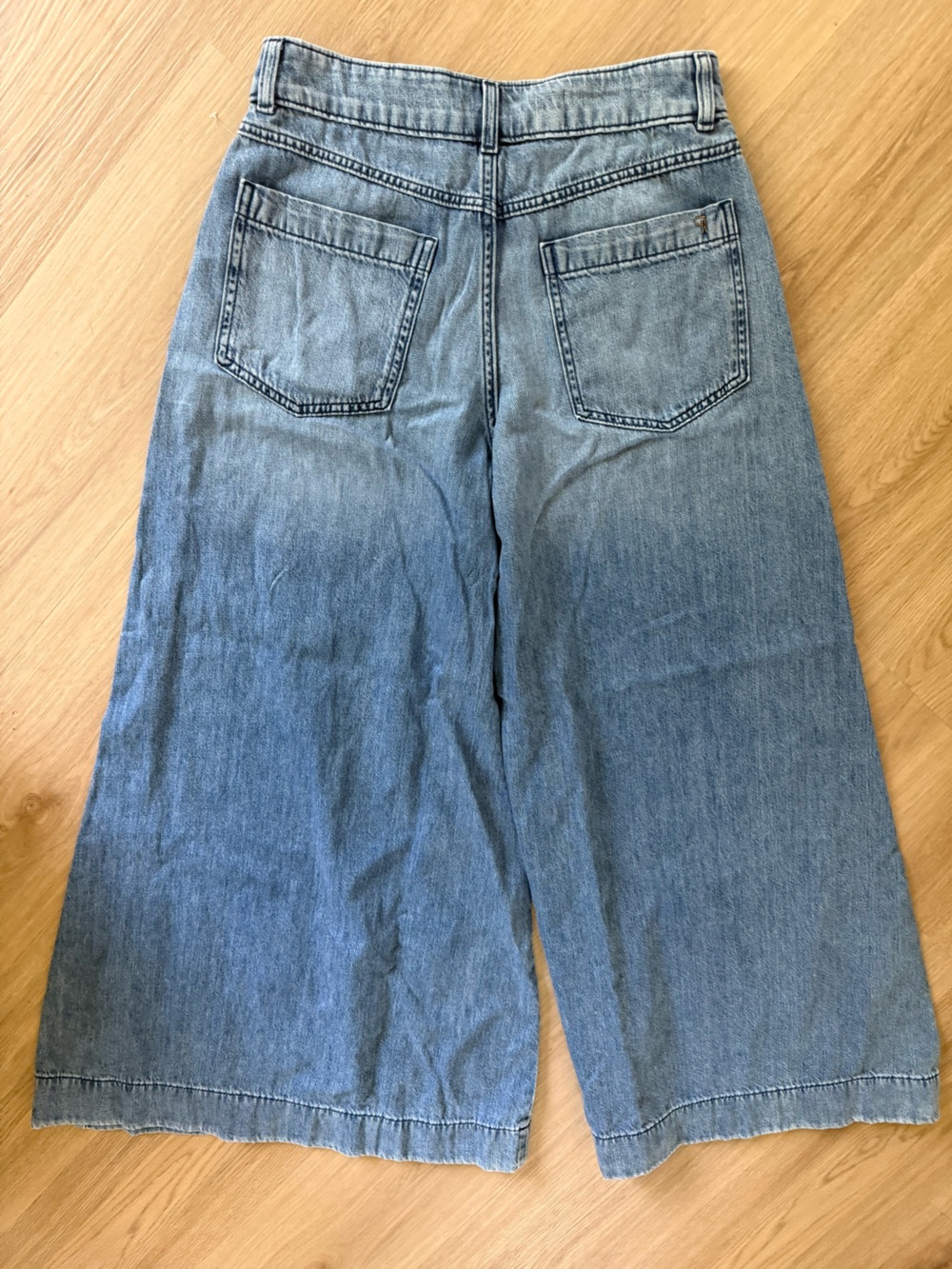 Anthropologie Pilcro Mid Rise Super Baggy Wide Leg Jeans Sz 28 - Picture 3 of 5